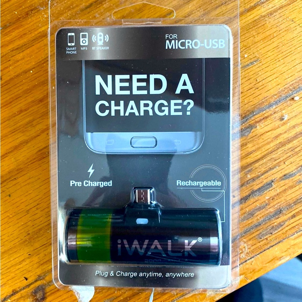 iWalk Micro- USB portable battery